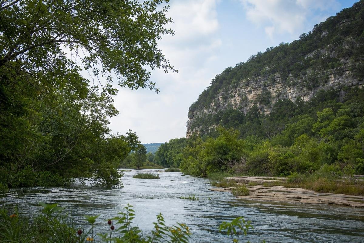 spring-fed river in Texas Hill Country perfect for a road trip itinerary